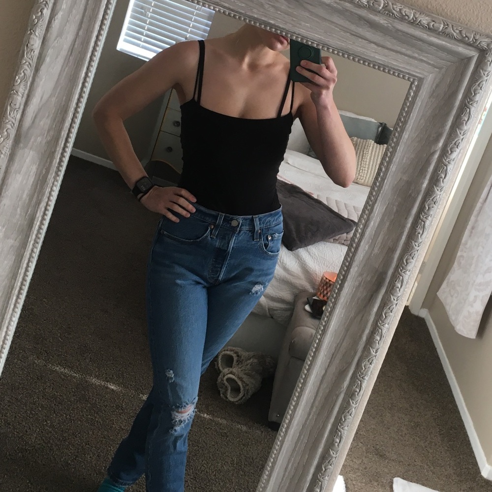 Prettylittlething black bodysuit